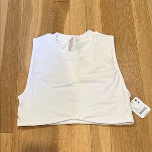 FP Movement by Free People White Crop Top